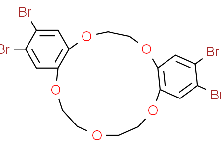 2,3,13,14-tetrabromo-6,7,9,10,17,18-hexahydrodibenzo[b,h][1,4,7,10,13]pentaoxacyclopentadecine