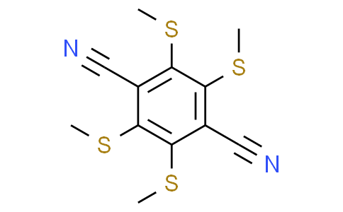 2,3,5,6-tetrakis(methylthio)terephthalonitrile