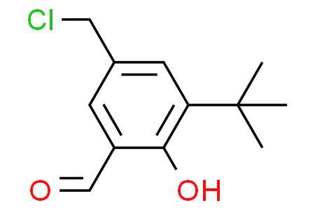 3-(tert-butyl)-5-(chloromethyl)-2-hydroxybenzaldehyde