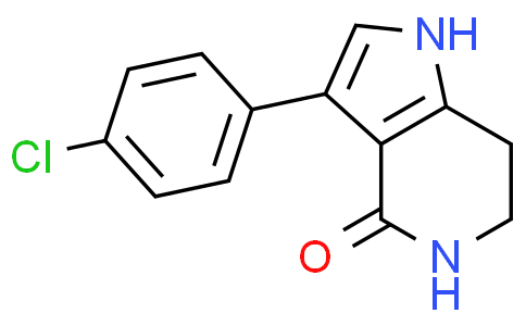3-(4-chlorophenyl)-1,5,6,7-tetrahydro-4H-pyrrolo[3,2-c]pyridin-4-one