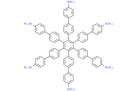 [1,1':4',1'':2'',1''':4''',1''''-Quinquephenyl]-4,4''''-diamine, 3'',4'',5'',6''-tetrakis(4'-amino[1,1'-biphenyl]-4-yl)- 1,2,3,4,5,6- 六(4-氨基聯苯基)苯