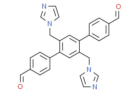 2',5'-bis((1H-imidazol-1-yl)methyl)-[1,1':4',1''-terphenyl]-4,4''-dicarbaldehyde