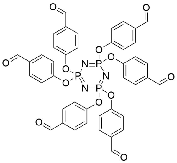 4,4',4'',4''',4'''',4'''''-((1,3,5,2l5,4l5,6l5-triazatriphosphinine-2,2,4,4,6,6-hexayl)hexakis(oxy))hexabenzaldehyde