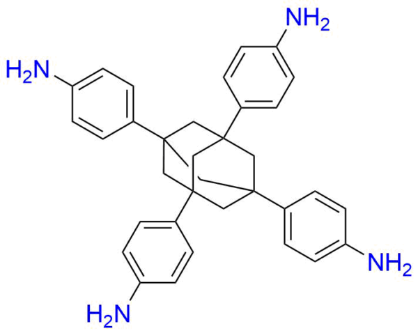 Tricyclo[3.3.1.13,7]decane, 1,3,5,7-tetrakis(4-aminophenyl)- 1,3,5,7-四（4-氨基苯基）金剛烷