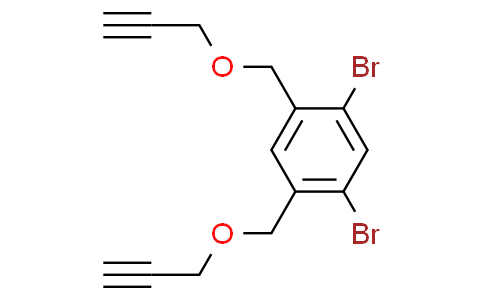 1,5-dibromo-2,4-bis((prop-2-yn-1-yloxy)methyl)benzene