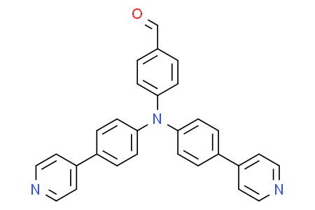 4-(bis(4-(pyridin-4-yl)phenyl)amino)benzaldehyde