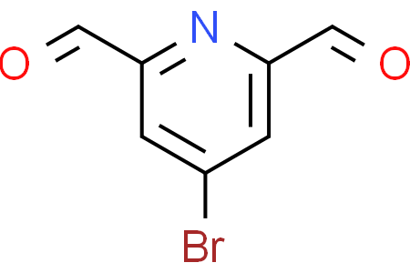 4-bromopyridine-2,6-dicarbaldehyde 4-溴-2,6-二甲酰基吡啶