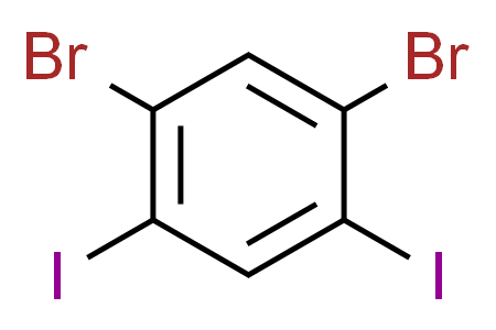 1,5-dibromo-2,4-diiodobenzene