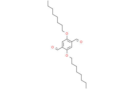 2,5-dioctoxyterephthalaldehyde 2,5-雙(辛氧基)對苯二甲醛