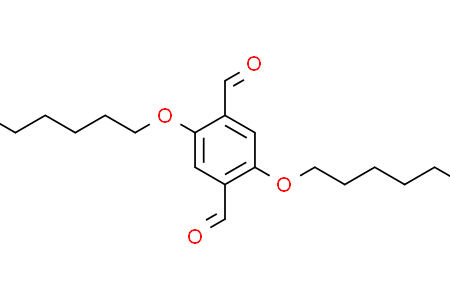 2,5-Bis-hexyloxy-benzene-1,4-dicarbaldehyde 2,5-二己氧基對苯二甲醛