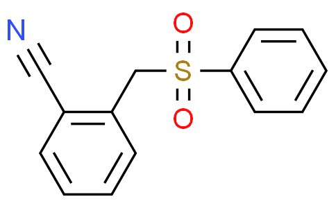 2-(Phenylsulfonylmethyl)benzonitrile 2-氰基芐基苯砜