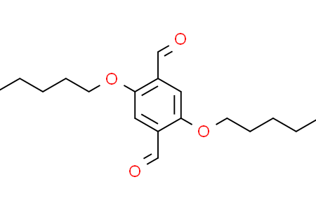 2,5-bis(pentyloxy)terephthalaldehyde 2,5-二戊氧基-1,4-對苯二甲醛