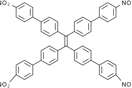 1,1'-Biphenyl, 4,4'',4'''',4''''''-(1,2-ethenediylidene)tetrakis[4'-nitro-