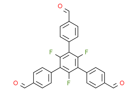 2',4',6'-trifluoro-5'-(4-formylphenyl)-[1,1':3',1''-terphenyl]-4,4''-dicarbaldehyde