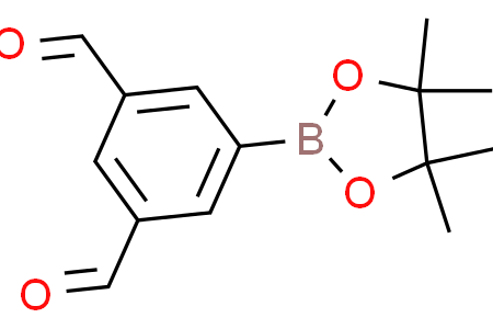 1,​3-​Benzenedicarboxaldeh​yde, 5-​(4,​4,​5,​5-​tetramethyl-​1,​3,​2-​dioxaborolan-​2-​yl)​-