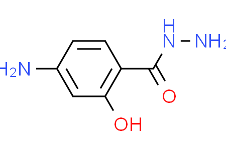 4-Amino-2-hydroxybenzenecarbohydrazide 4-氨基水楊酰肼
