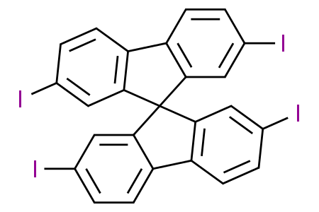 2,2',7,7'-Tetraiodo-9,9'-spirobi[fluorene] 2,2',7,7'-四碘-9,9'-螺二芴