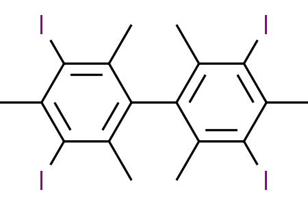 1,1'-Biphenyl, 3,3',5,5'-tetraiodo-2,2',4,4',6,6'-hexamethyl-