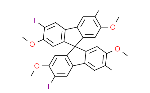 3,3',6,6'-tetraiodo-2,2',7,7'-tetramethoxy-9,9'-spirobi[fluorene]