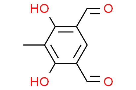 1,3-Benzenedicarboxaldehyde,4,6-dihydroxy-5-methyl- 4,6-二羥基-5-甲基-1,3-二甲酰基苯