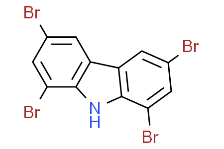 1,3,6,8-tetrabromo-9H-carbazole 1,3,6,8-四溴咔唑