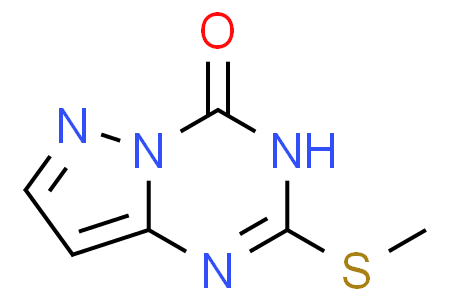 2-(Methylthio)pyrazolo[1,5-a][1,3,5]triazin-4(3H)-one 2-(甲硫基)吡唑並[1,5-a][1,3,5]三嗪-4(3H)-酮