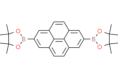 2,7-Bis(4,4,5,5-tetramethyl-1,3,2-dioxaborolan-2-yl)pyrene 2,7-雙(4,4,5,5-四甲基-1,3,2-二氧雜硼烷-2-基)芘